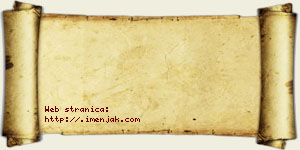 Kristina Isidorović vizit kartica